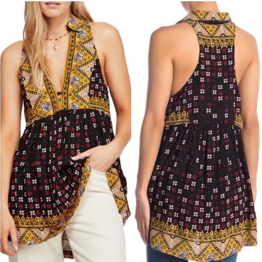 Free People Charlotte Sleeveless Tunic Top